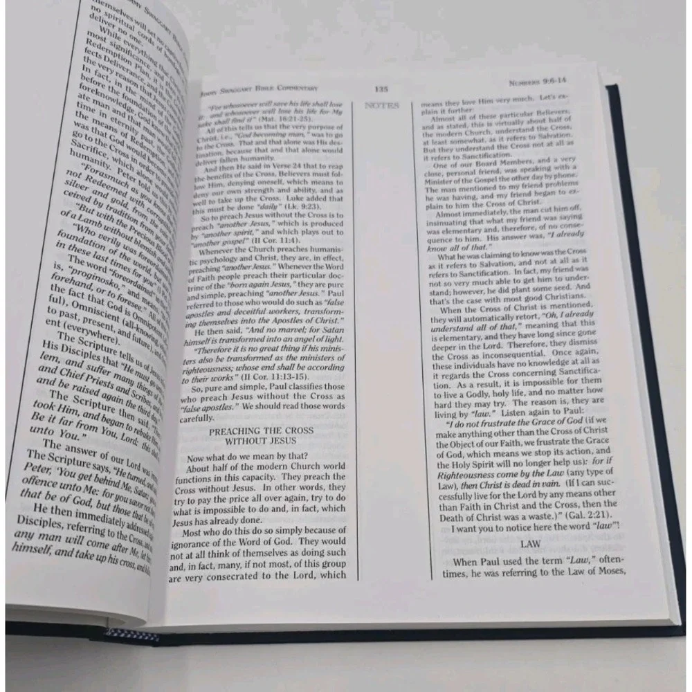 Jimmy Swaggart Commentary Numbers Deuteronomy Hardcover Bible Study Book